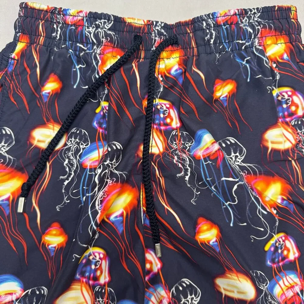 Vilebrequin Moorea Neo Medua Swim Trunks Shorts Men's XS Jellyfish